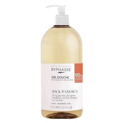 Gel Douche Peaux Sèches Byphasse Back to Basics - 750ml