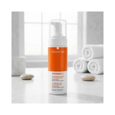 DERMACARE Mousse Nettoyante Visage Vitamine C 150ml