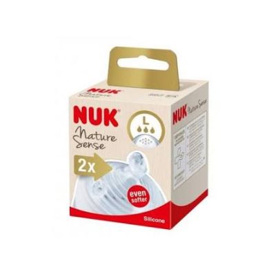 Nuk Natural Sense Tétines Taille L 6-18 mois (x2) - Boticinal