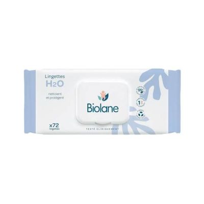 Lingettes Bébé Biolane H2O 72 Pièces -... | Arkan.tn