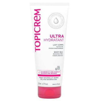 Topicrem Ultra-Hydratant Lait Corps 200 ml - Peaux Sèches