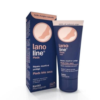 Crème Pieds Nourrissante Lanolane 75ml - Hydratation Intense