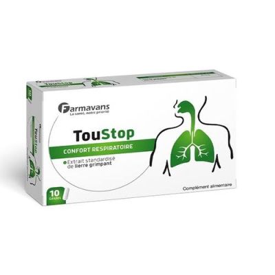 Toustop 10 Comprimés - Confort Gorge et Voies Respiratoires
