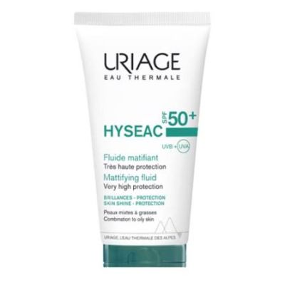 Uriage Hyséac Fluide Solaire Matifiant SPF50+ 50ml Peaux Mixtes