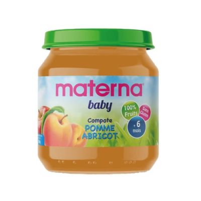Materna Pomme Abricot 130g - Prix Tunisie | Arkan.tn