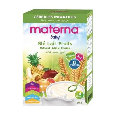 Materna Céréales 5 Fruits 200g - Prix Tunisie | Arkan.tn