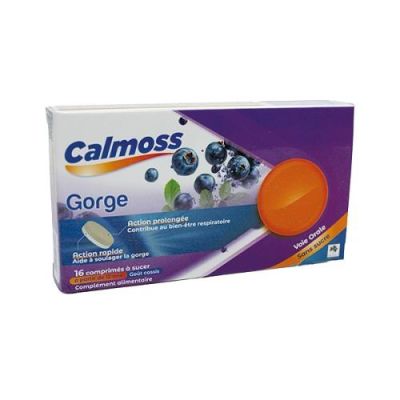 Calmoss Gorge Cassis (16 Pastilles) - Prix... | Arkan.tn