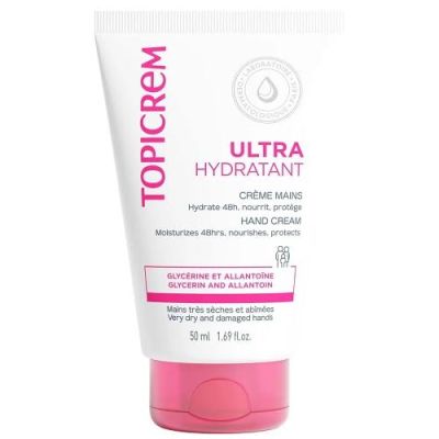 Topicrem Crème Ultra-Hydratante Mains 50 ml - Hydratation Intense