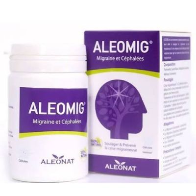 Aleomig Migraine - 15 Gélules | Soulagement Maux de Tête