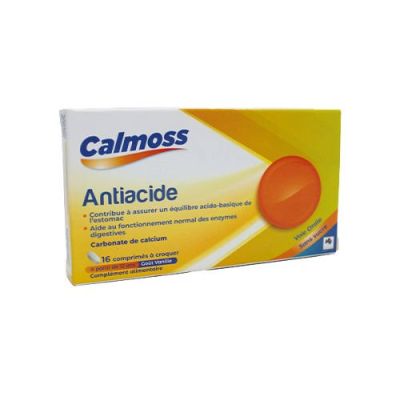 Calmoss Antiacide 16 Comprimés - Prix Tunisie | Arkan.tn