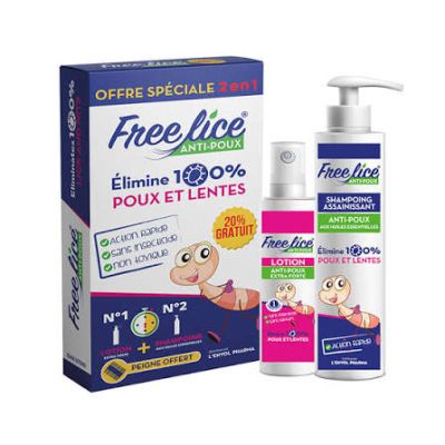 Freelice Shampoing & Lotion Anti-Poux - Prix... | Arkan.tn