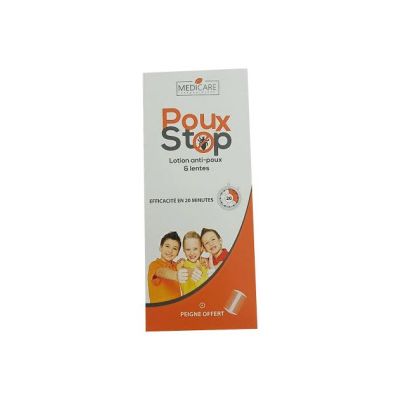 PouxStop Lotion Anti-Poux 100ml - Prix Tunisie | Arkan.tn