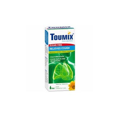 Toumix Adulte Sirop Sans Sucre 150ml - Nez & Gorge | Boticinal