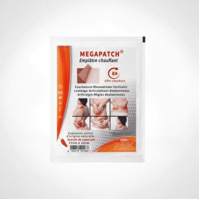 Megapatch Emplâtre Chauffant 17x12 cm - Douleurs Musculaires