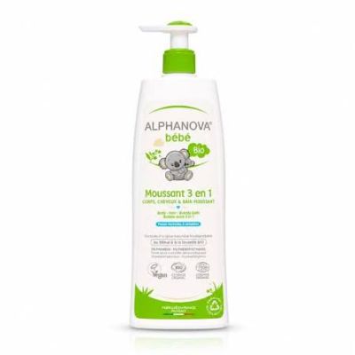 Gel Moussant Bio 3-en-1 Alphanova 500ml -... | Arkan.tn