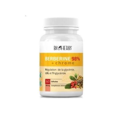 Bioherbs Berberine 98% 60 Gélules - Prix Tunisie | Arkan.tn