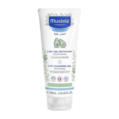 Gel cheveux et corps 2 en 1 MUSTELA - 200ML