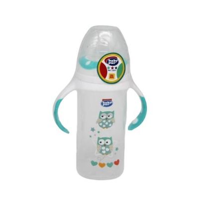 Biberon Carré Large avec Anses 275ml - Plastique PP