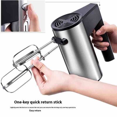 Batteur Électrique 400W – 5 Vitesses avec Fouets & Crochets