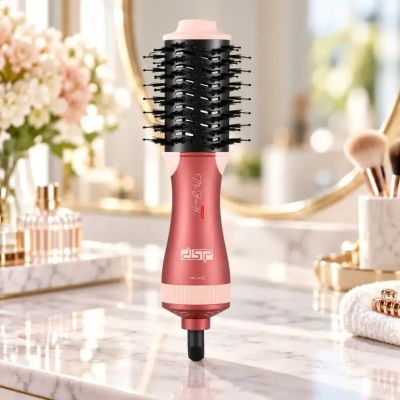 Brosse Soufflante Chauffante DSP Mini – Volume & Coiffage Facile 50255-B 600W - Rouge