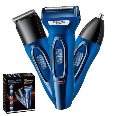 Tondeuse Sans Fil 3 en 1 DALING Cheveux / Barbe-Nez/Oreille