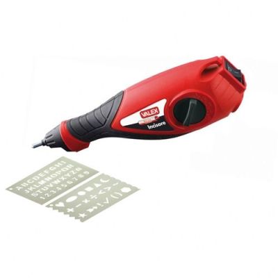 Graveur électrique avec 2 masques, 13 W, 220 V, rouge/noir, taille unique Valex 1980322
