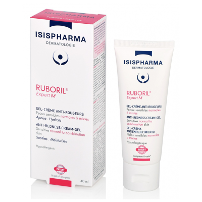 Gel-Crème Anti-Rougeurs Ruboril Expert M Isispharma - 40ml