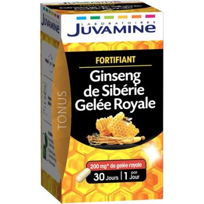 Complément JUVAMINE - Ginseng Gelée Royale - 30 gélules