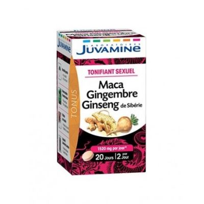 JUVAMINE - Maca Gingembre Ginseng de Sibérie