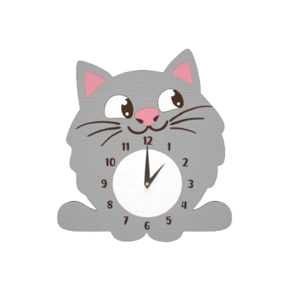 Horloge en bois pour chambre bébé/enfant