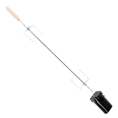 Kit tournebroche barbecue à piles - 70 cm