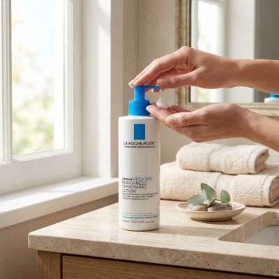 LA ROCHE-POSAY Lipikar Lait Corps Peaux Sèches Rugueuses Urea 10% 400 ml