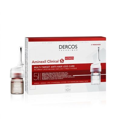 La Roche-Posay Dercos Aminexil Clinical 5 Femme - Anti-Chute