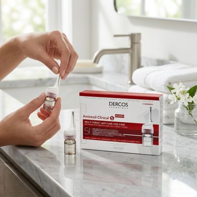 VICHY Dercos Aminexil Clinical 5 Traitement Anti-Chute Femme 21 x 6 ml