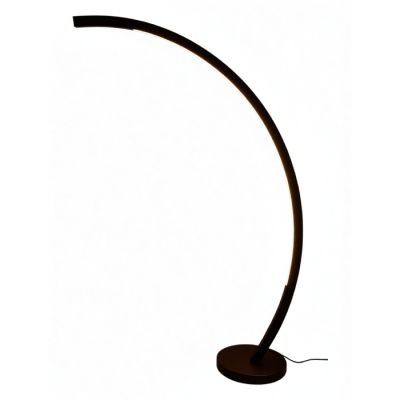 Lampadaire Arqué – 180 × 130 cm - Bois Massif