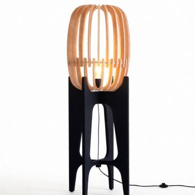 Lampadaire Dama - 110 cm – 60W – Noir