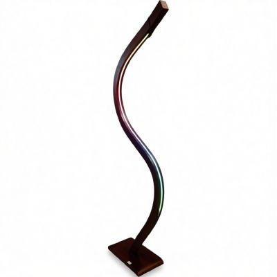 Lampadaire RGB – 175 × 65 cm – Bois Massif