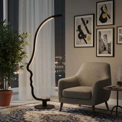 Lampadaire Vis-à-Vis – 180 × 80 cm - Bois Massif