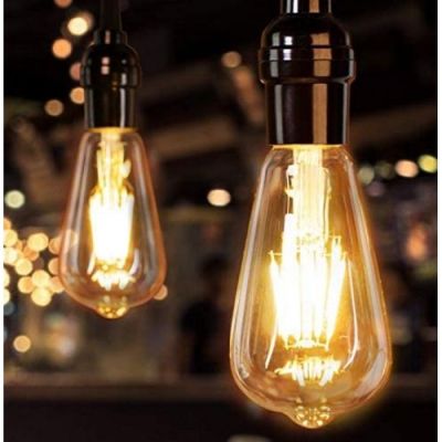Lot de 4 lampes LED FILLAMENT 4W E27 - PLATINUM