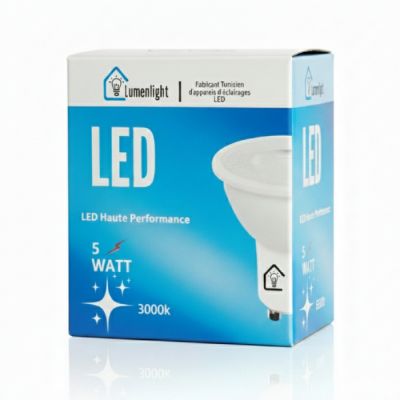 lampe spot  LED Lumenlight MR16 - 5W - 3000K 