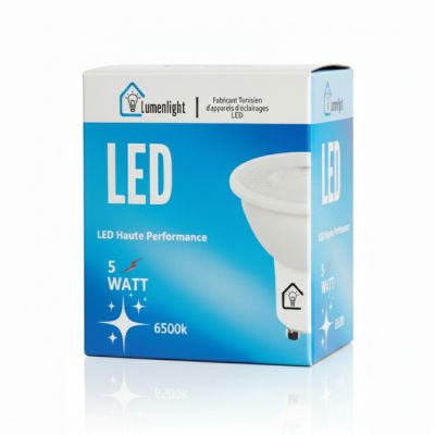 lampes spot LED Lumenlight GU10 - 5W - 6500K 