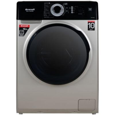 Lave linge frontale Brandt BAM104QVSBL - 10.5 KG - Silver