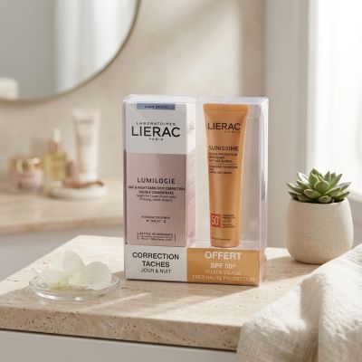 LIERAC Lumilogie Coffret Anti-Taches Double Dépigmentant & Fluide Teint SPF
