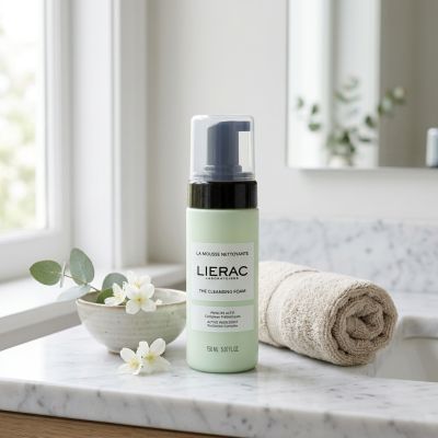 LIERAC Mousse Nettoyante Douce Visage 150ml