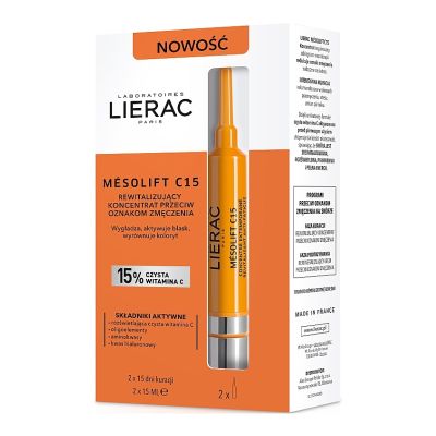 Lierac Mésolift Crème C15 - Prix Tunisie | Arkan.tn