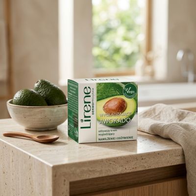 Lirene Crème Vegan Avocat 50ml - Hydratation Visage