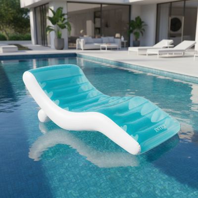 Lounge Piscine Intex Lagon - Bleu - 191 x 99 cm