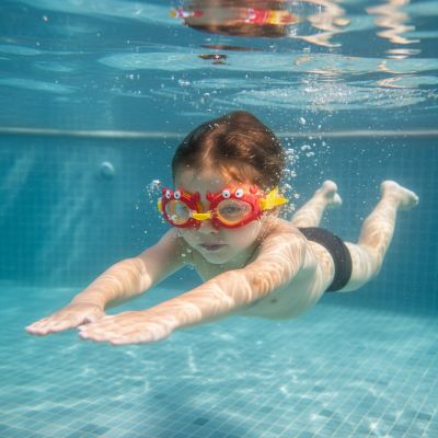 Lunettes de Natation Intex - Anti-UV - Rouge