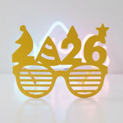 Lunettes Nouvel An 2026 – Plastique