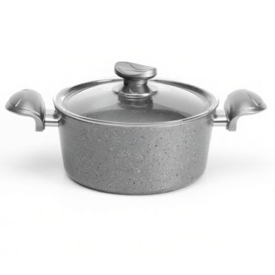 Marmite OMS TITOU - 3111-24 - Ø24 cm – Gris